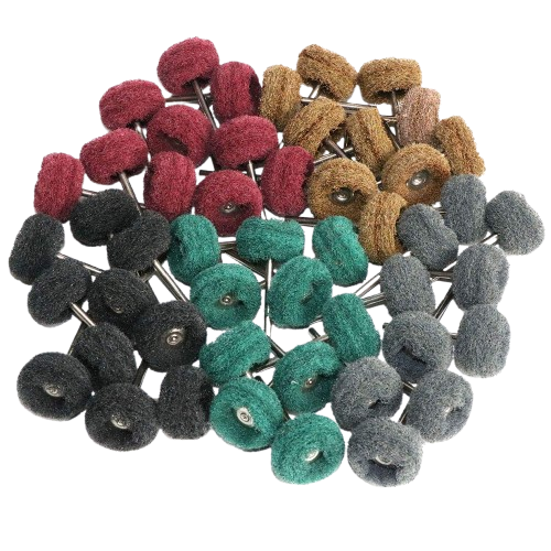 Brasso 50PCS Abrasive Buffing Polishing Wheel Set for Rotary Tool